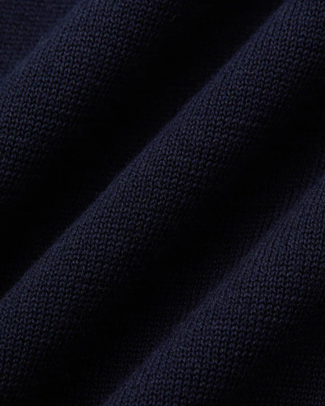 Men's Knitted Polo Shirt with Open Collar